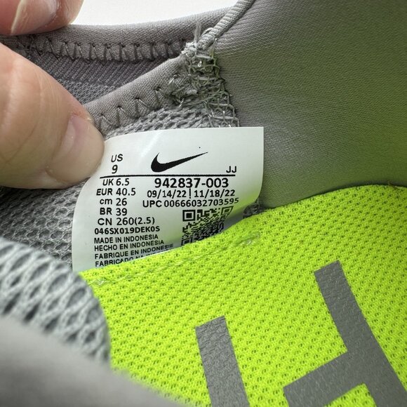 New Nike Women’s Free RN 2018 Running Shoes – Size 9 Wolf Grey/White NWOB - Picture 6 of 7